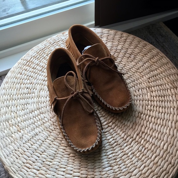 Ladies Footskins Ankle Moccasins - Picture 2 of 5